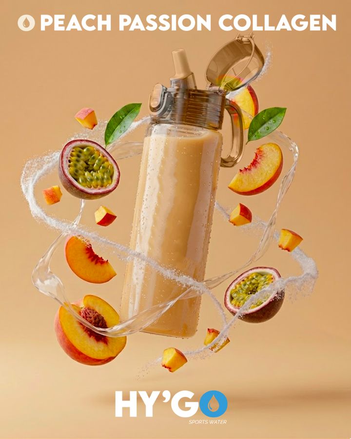 Gourde HY'GO Peach Passion Collagen